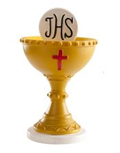 Picture of HOLY COMMUNION CHALICE CAKE TOPPER RESIN 13CM